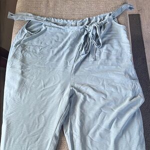 SHEIN Light Blue Flare Pants